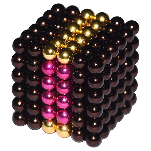 Buckyballs Gold Pink Bronze