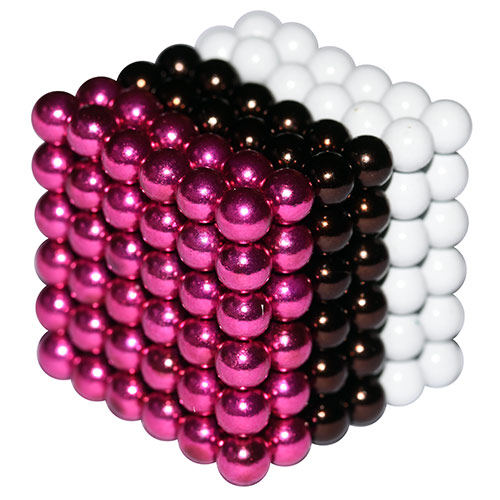 Buckyballs Bronze White