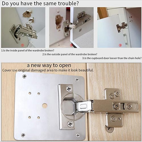 Cabinet Cupboard Hinge Repair Plate